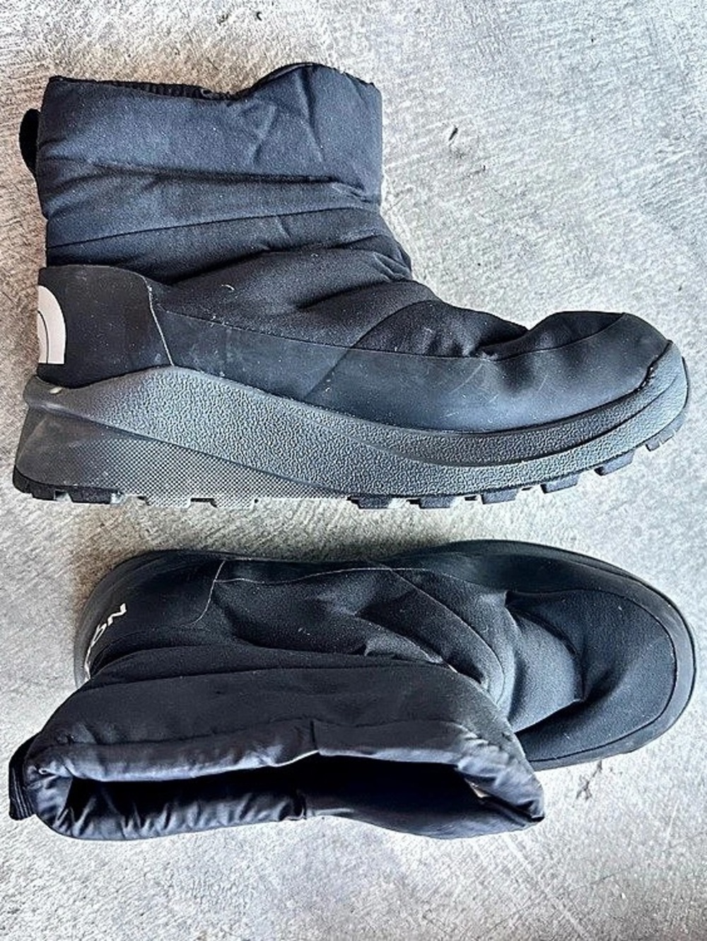 The North Face Nuptse Bootie 700 Black Winter Boots US 8 women